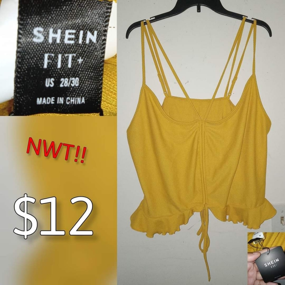 Shein Fit + Flirty Strappy Top